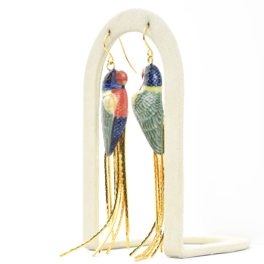 Queensland Lori Gold Rain Earrings - Goldmakers Fine Jewelry