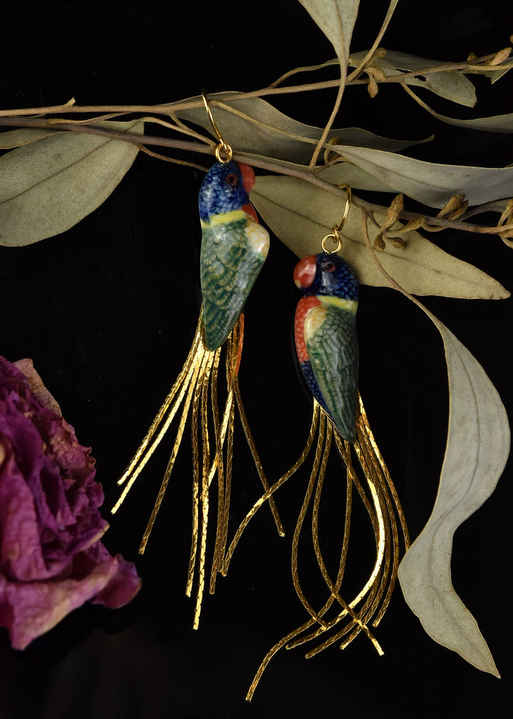Queensland Lori Gold Rain Earrings - Goldmakers Fine Jewelry