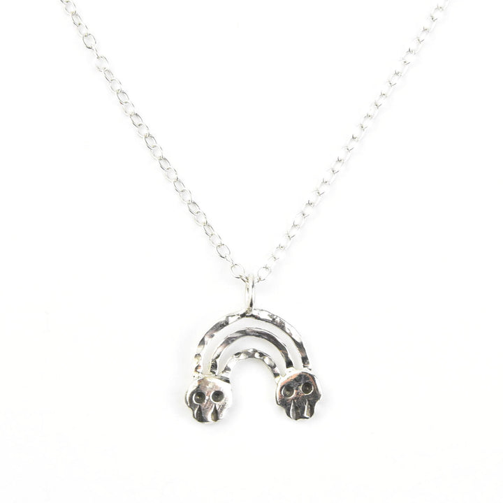 Rainbow Skull Necklace