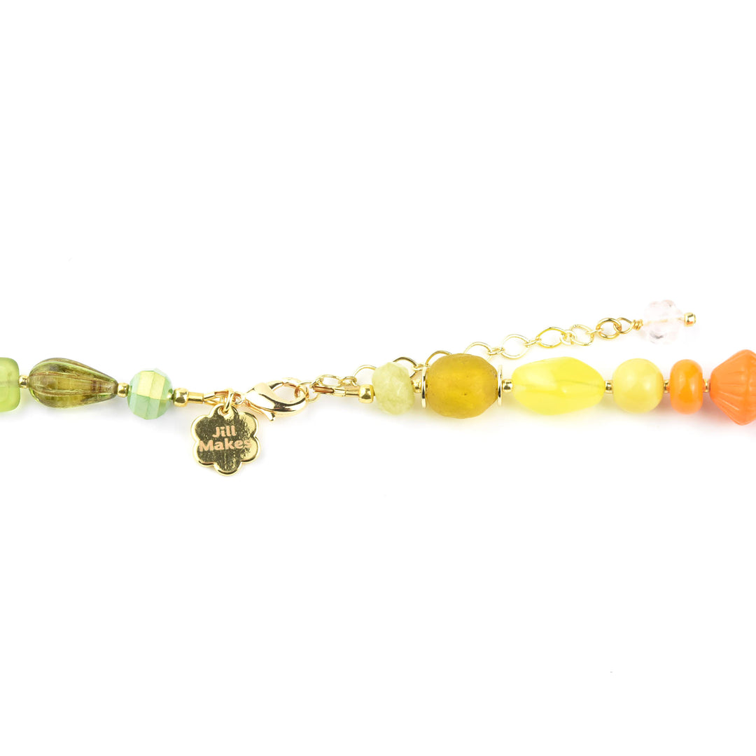 Rainbow Beaded Necklace