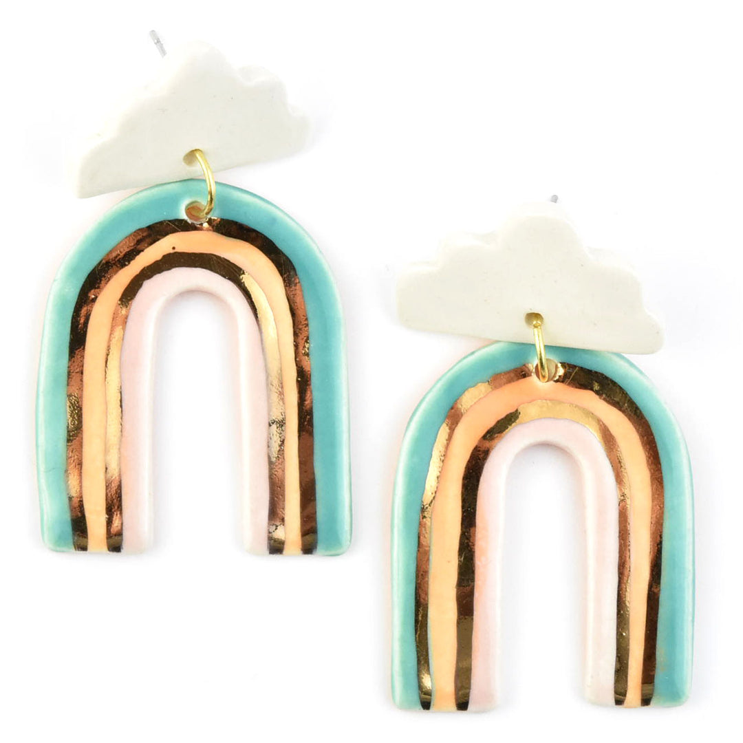 Rainbow & Cloud Earrings