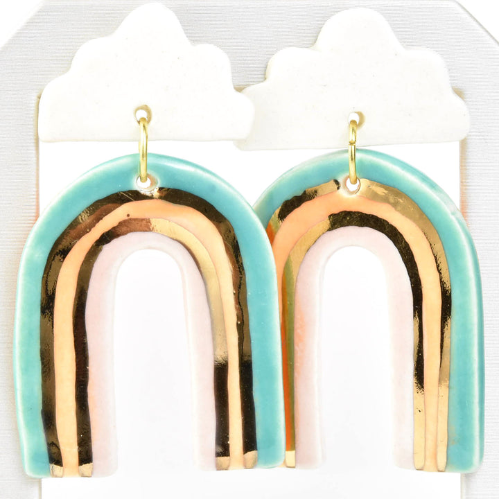 Rainbow & Cloud Earrings