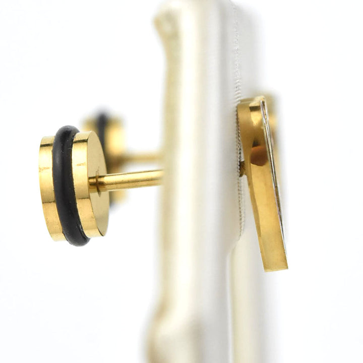 Rainbow Heart Studs, Screw-back - Goldmakers Fine Jewelry
