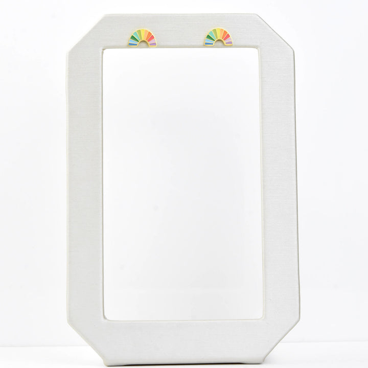 Original Rainbow Studs, Gold Plated