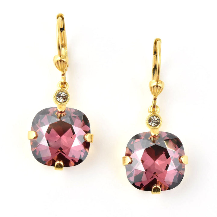 Classic Crystal Drops in Gold Plate - Goldmakers Fine Jewelry