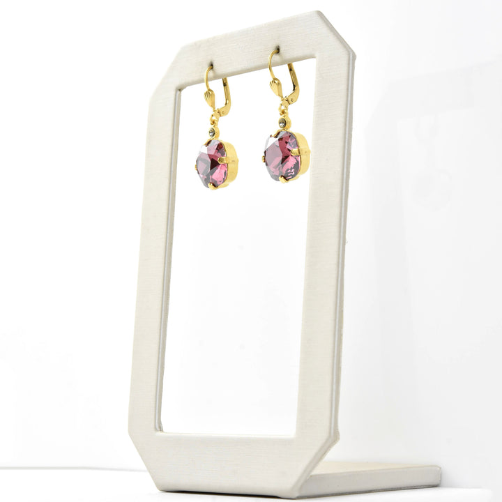 Classic Crystal Drops in Gold Plate - Goldmakers Fine Jewelry
