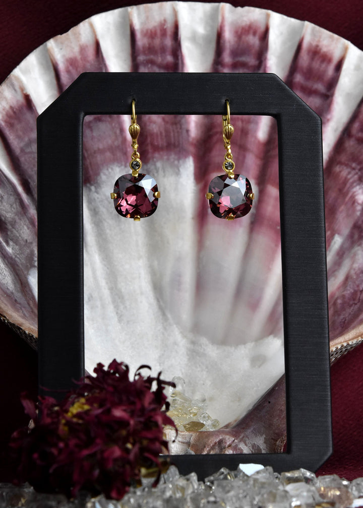 Classic Crystal Drops in Gold Plate - Goldmakers Fine Jewelry