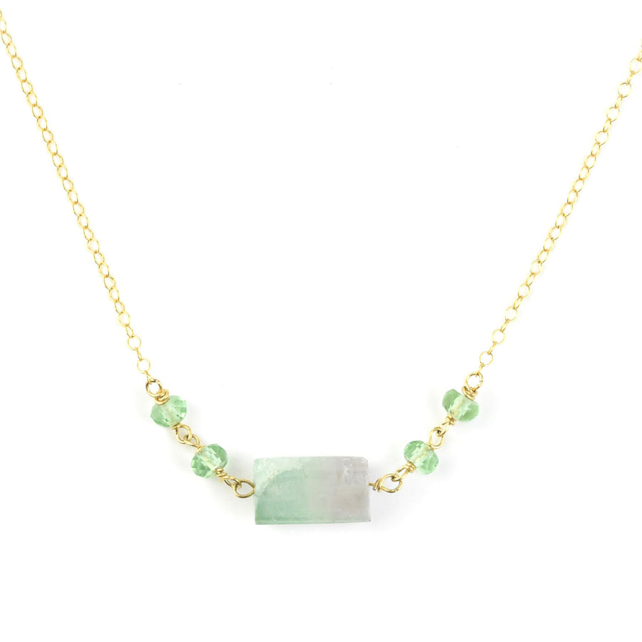 Raw Tourmaline Gold Filled Necklace - Goldmakers Fine Jewelry