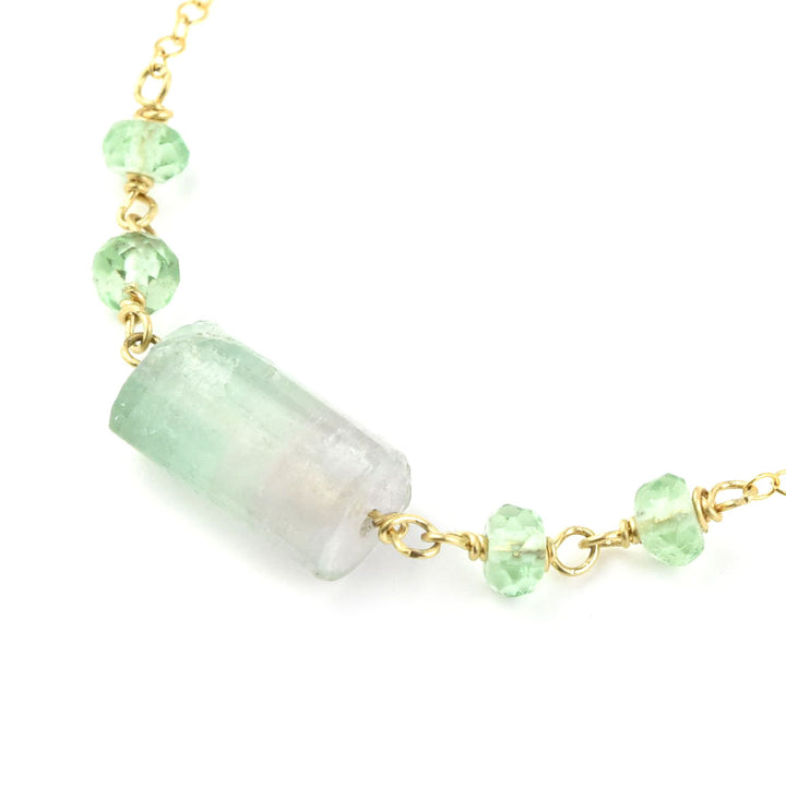 Raw Tourmaline Gold Filled Necklace - Goldmakers Fine Jewelry