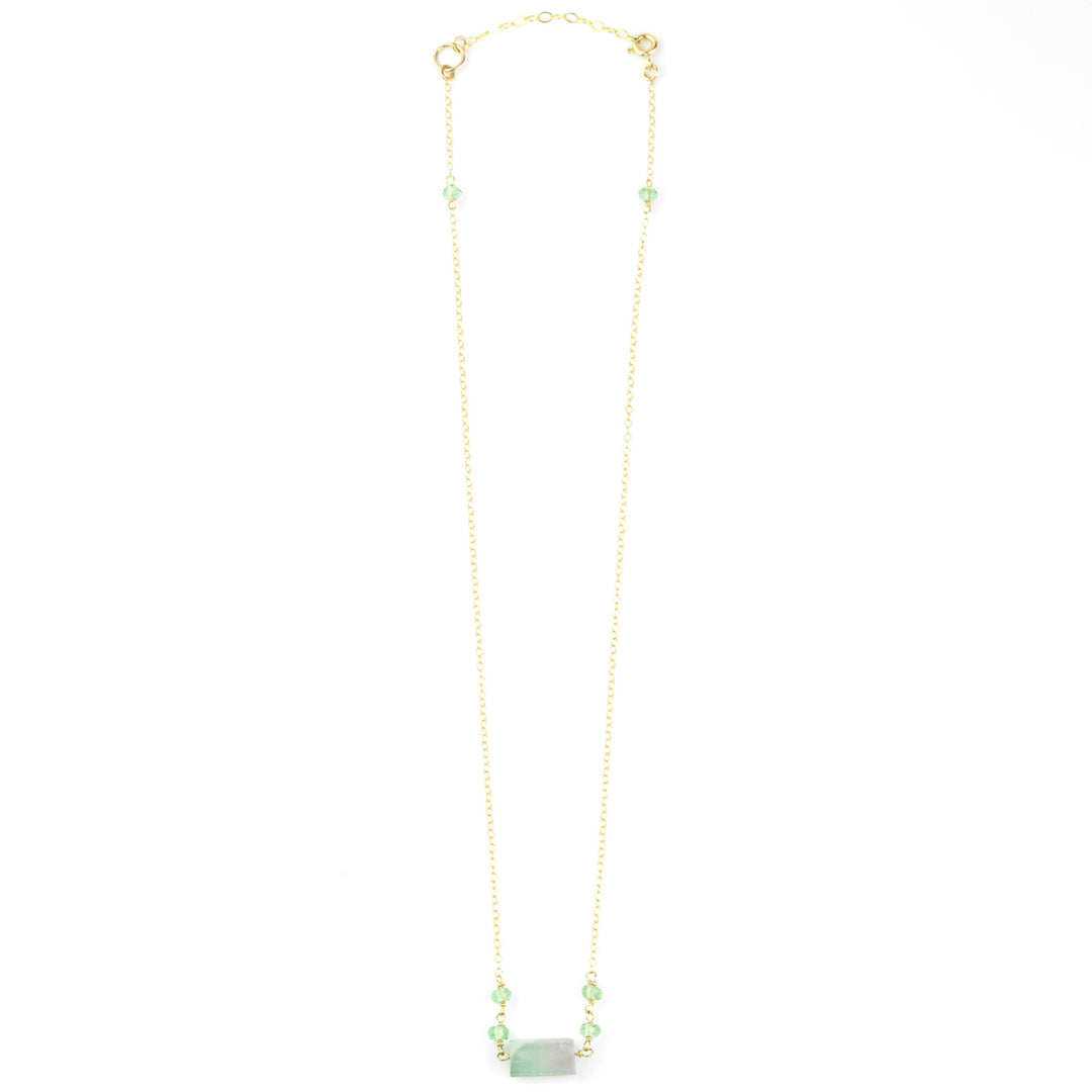 Raw Tourmaline Gold Filled Necklace - Goldmakers Fine Jewelry