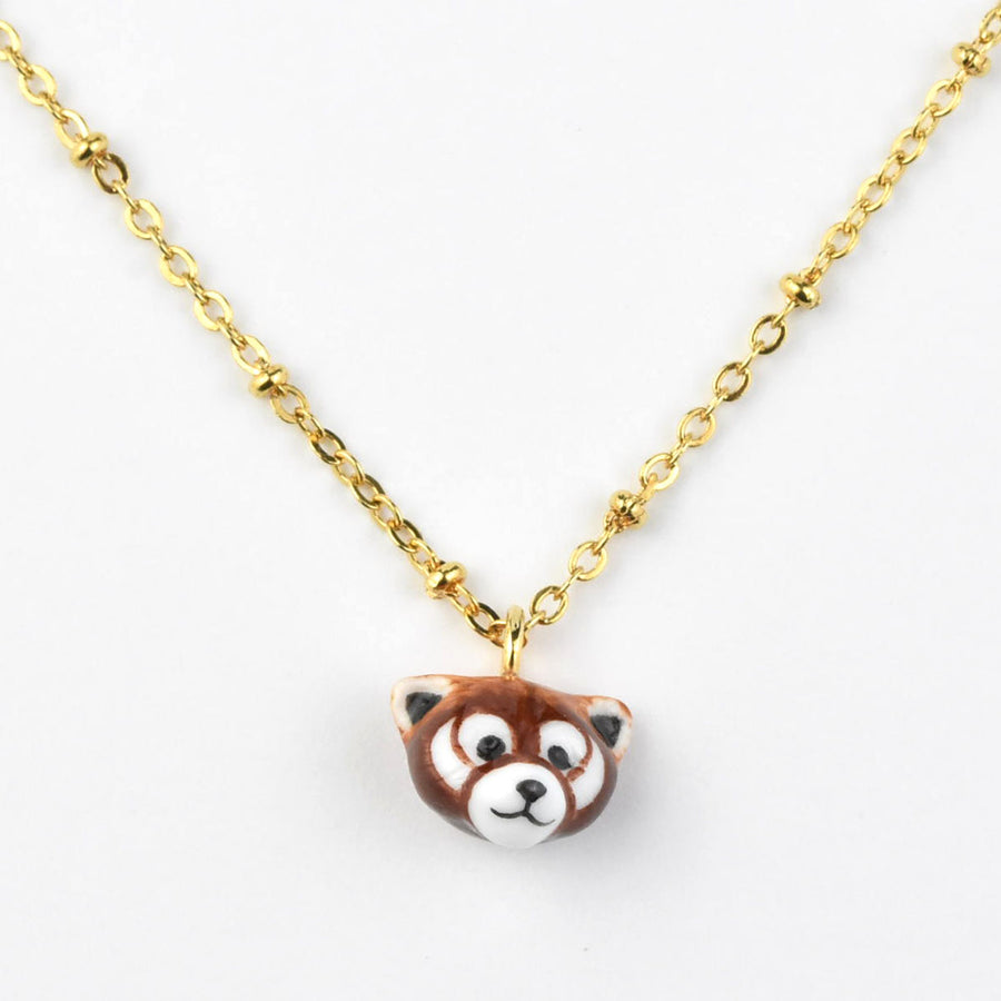Red Panda Necklace - Goldmakers Fine Jewelry