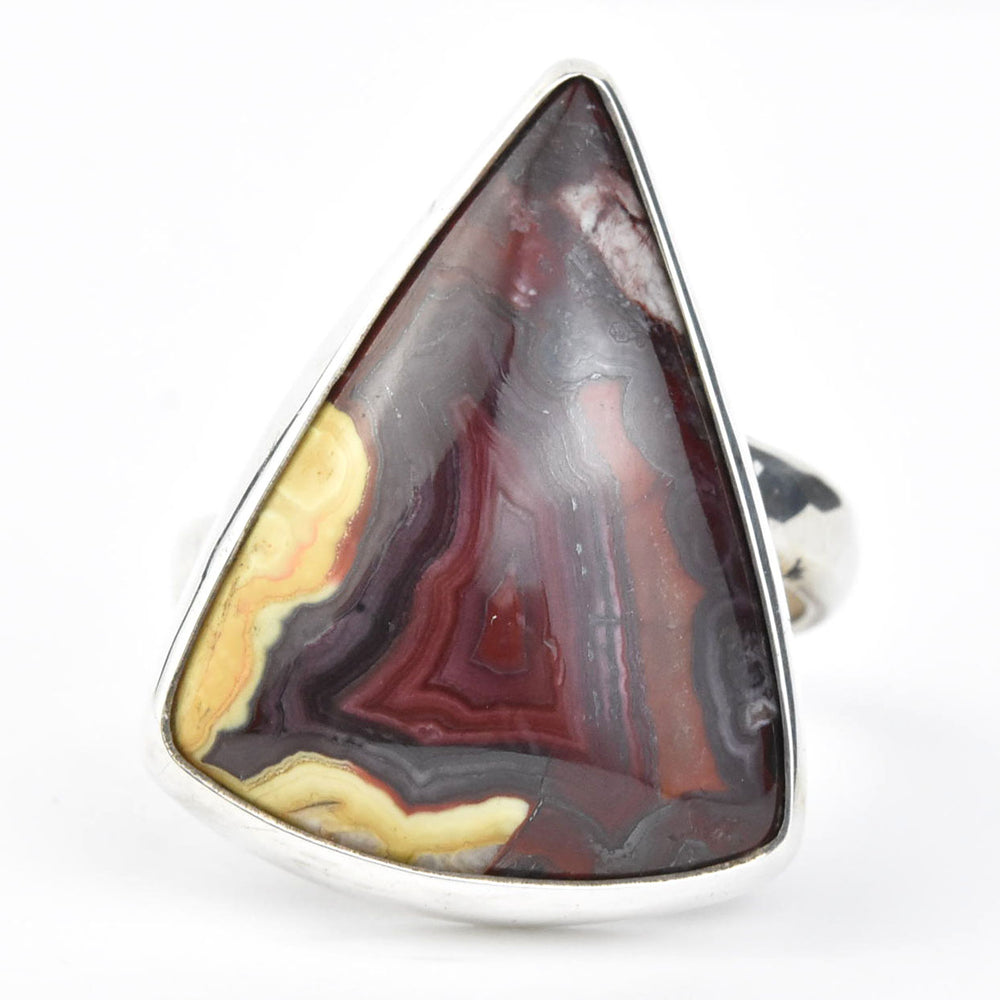 Red Agate Ring in Sterling Silver - Goldmakers Fine Jewelry