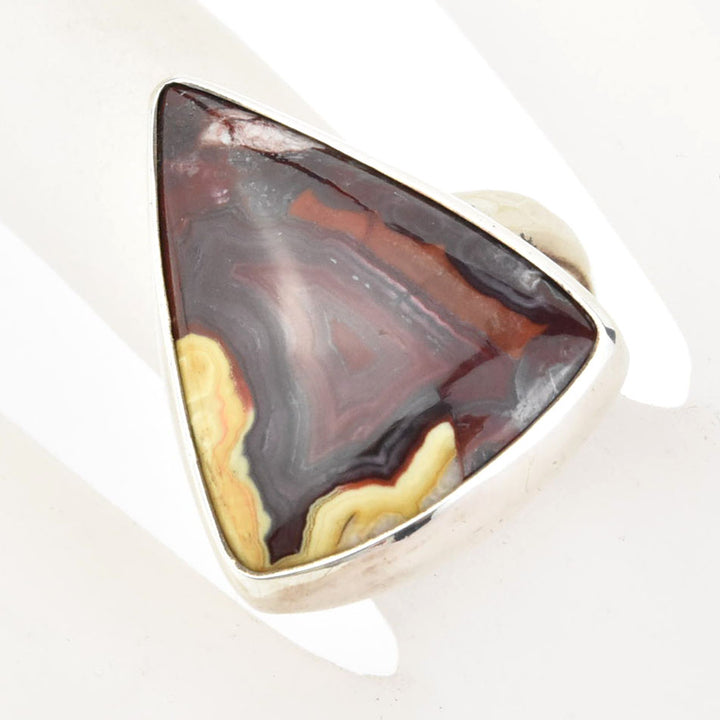Red Agate Ring in Sterling Silver - Goldmakers Fine Jewelry