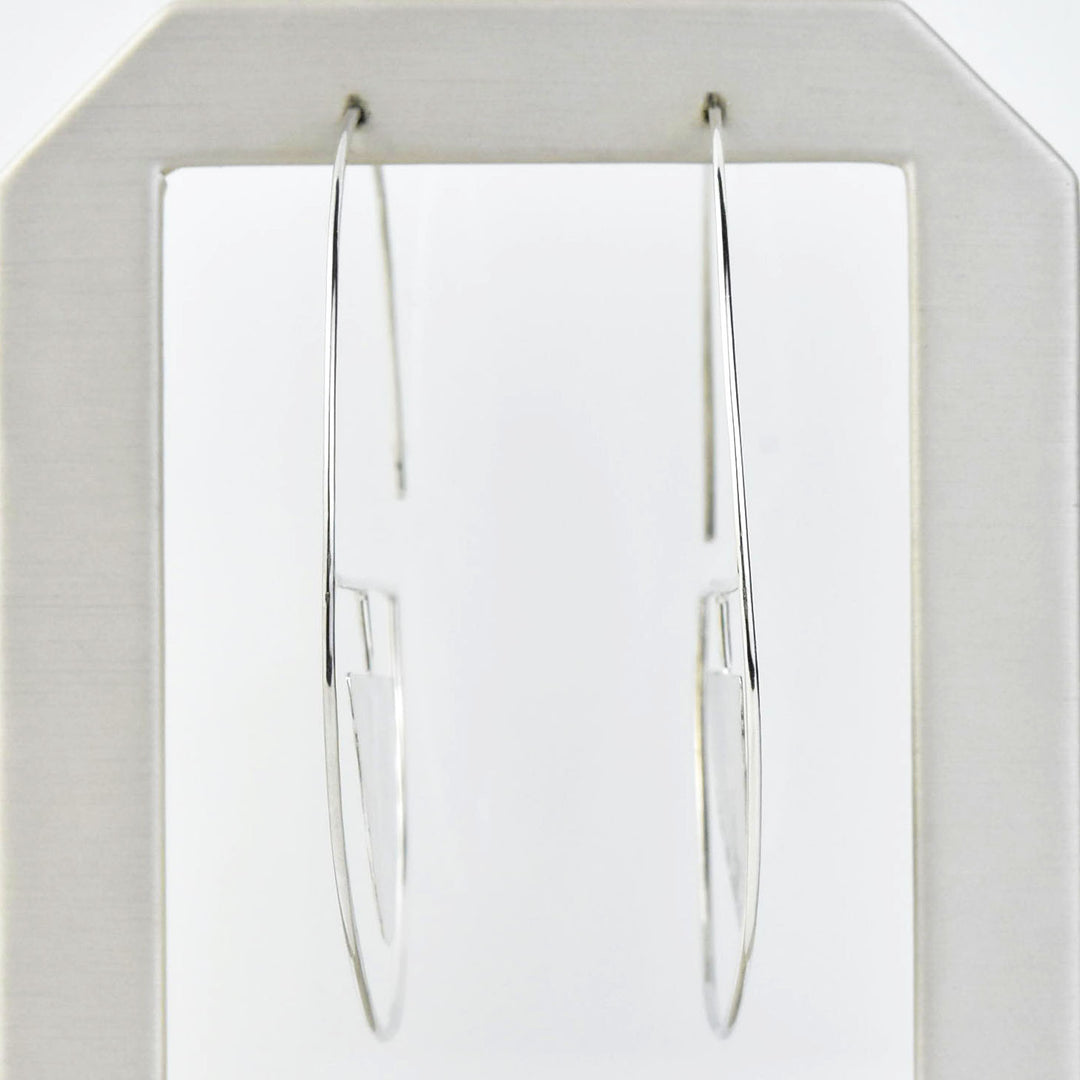 Reflected Hoop Earrings - Goldmakers Fine Jewelry