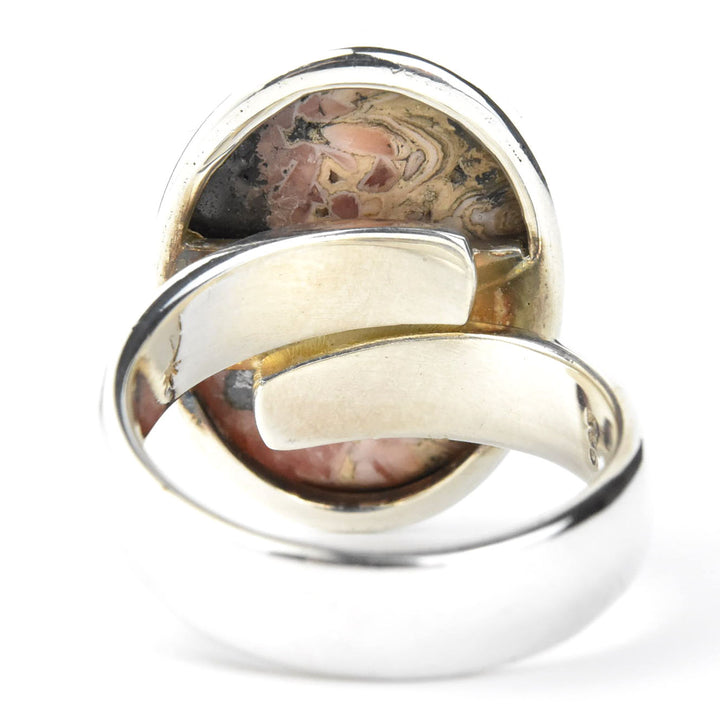 Rhodocrosite Ring in Sterling Silver - Goldmakers Fine Jewelry