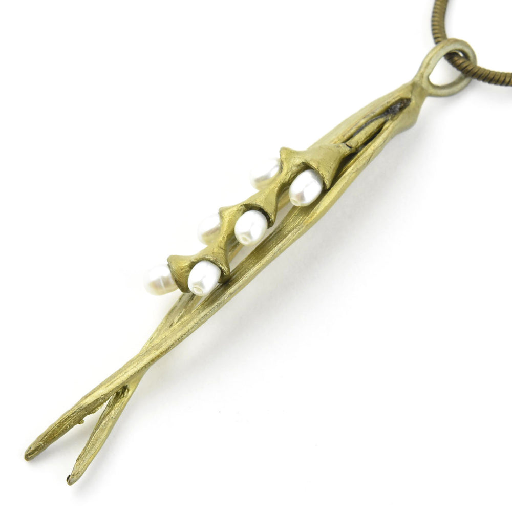 Rice Motif Necklace - Goldmakers Fine Jewelry