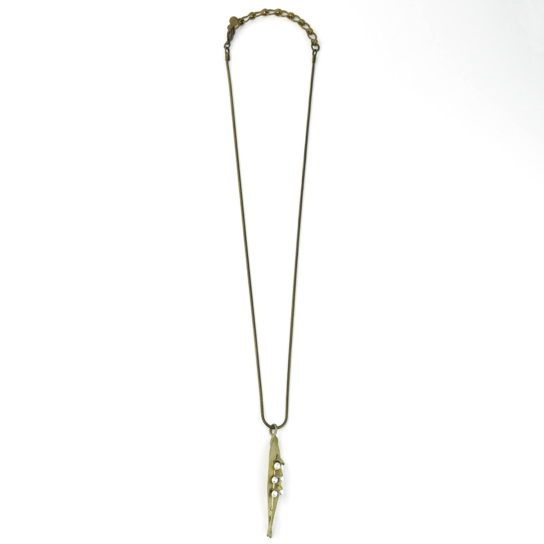 Rice Motif Necklace - Goldmakers Fine Jewelry