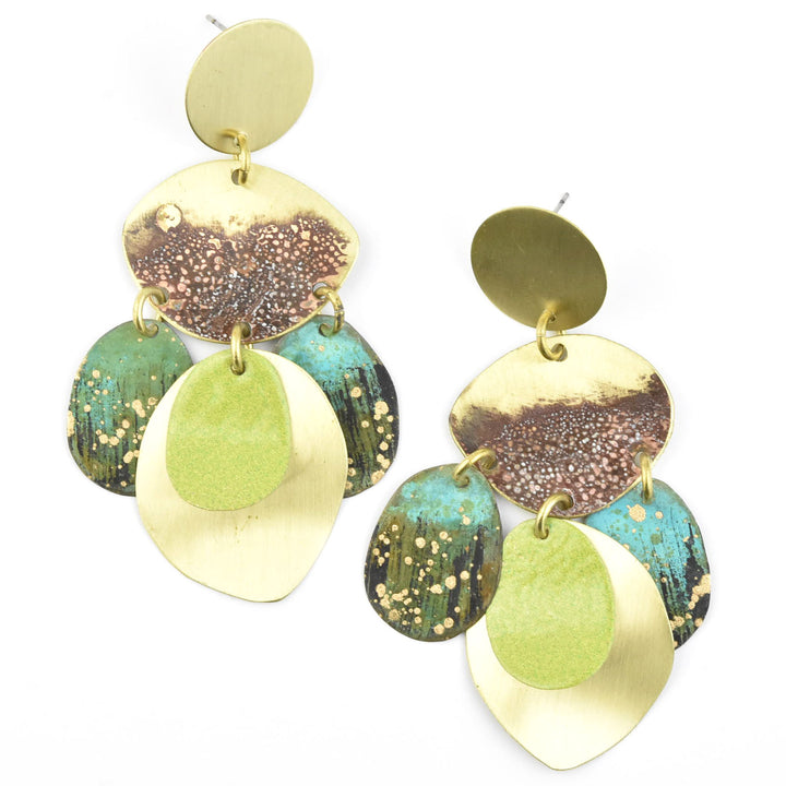 River Stone Small Earrings