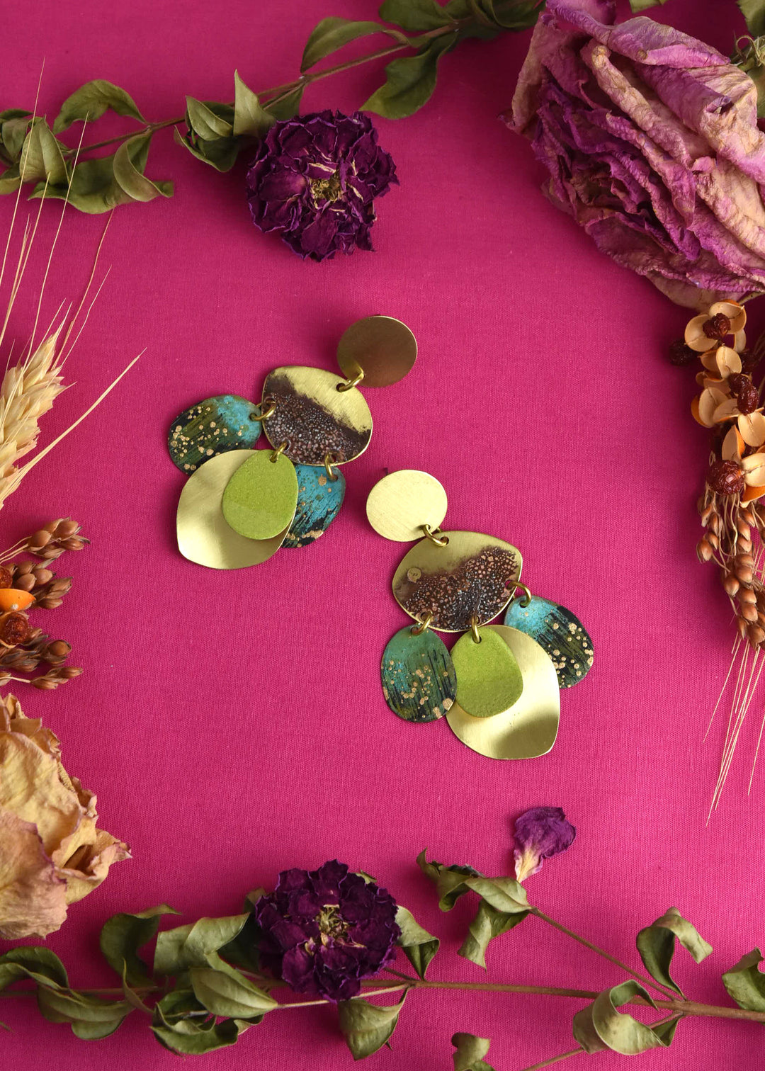 River Stone Small Earrings