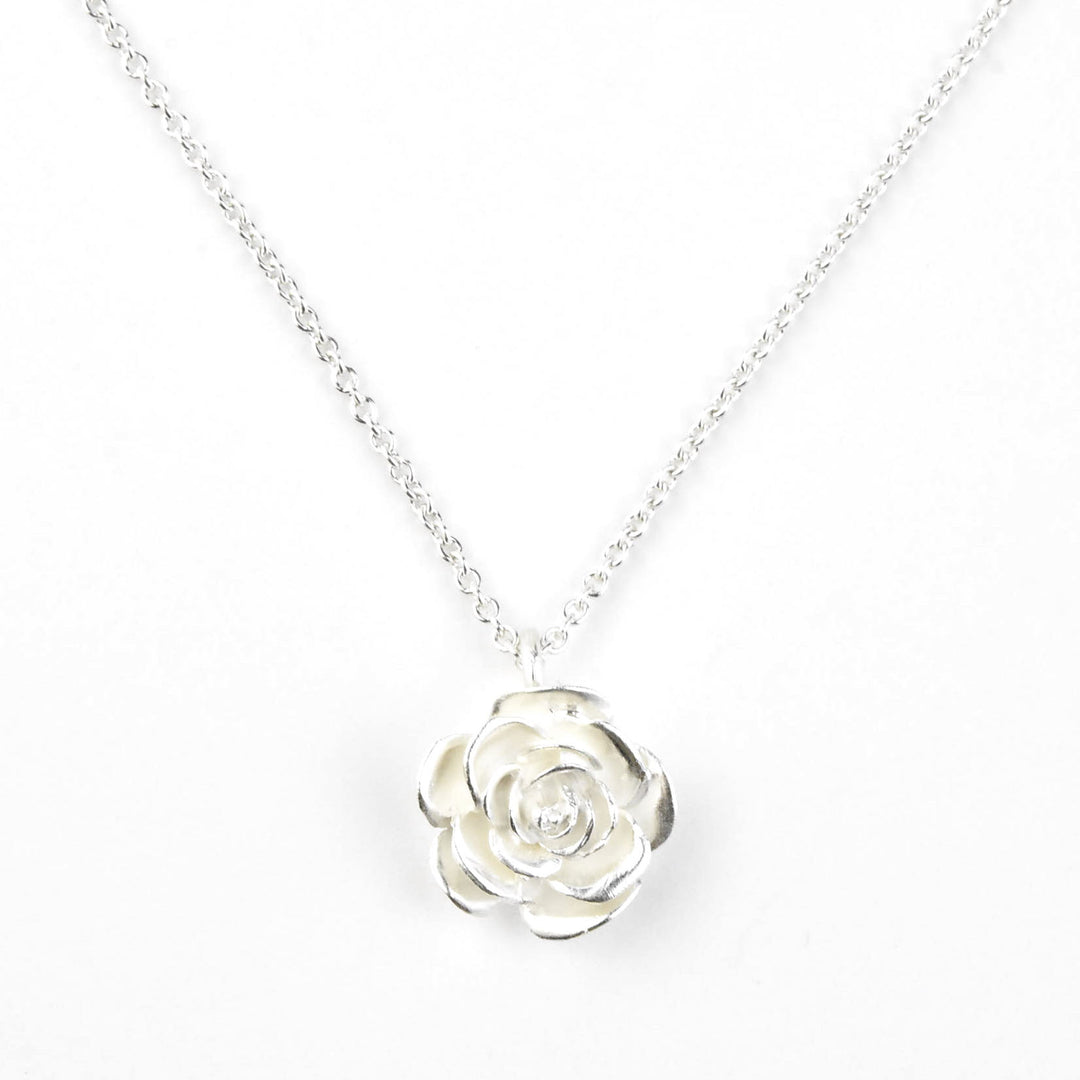 Rose Pendant Necklace - Goldmakers Fine Jewelry