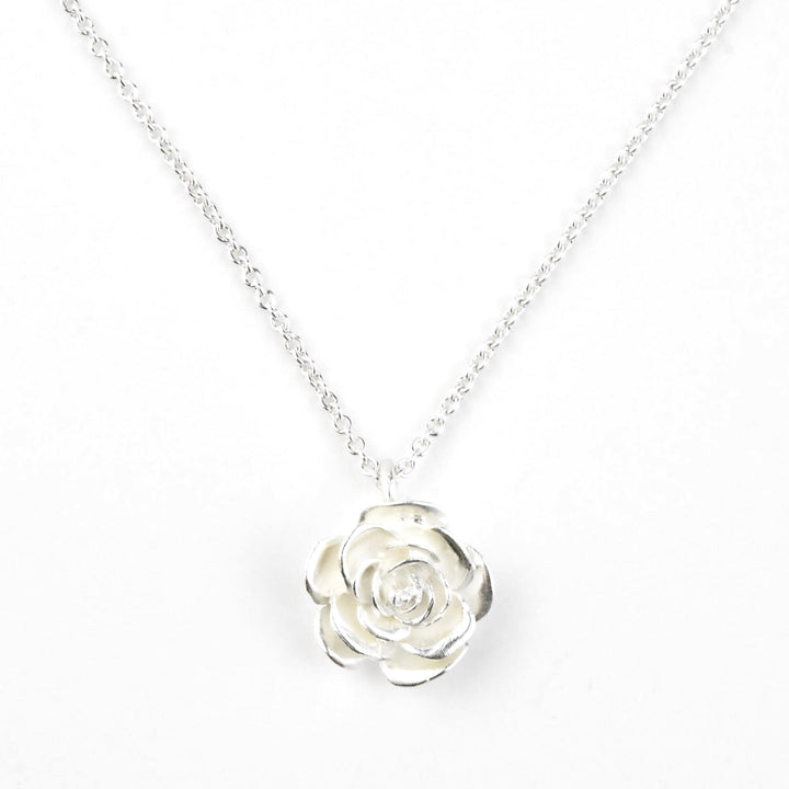 Rose Pendant Necklace - Goldmakers Fine Jewelry