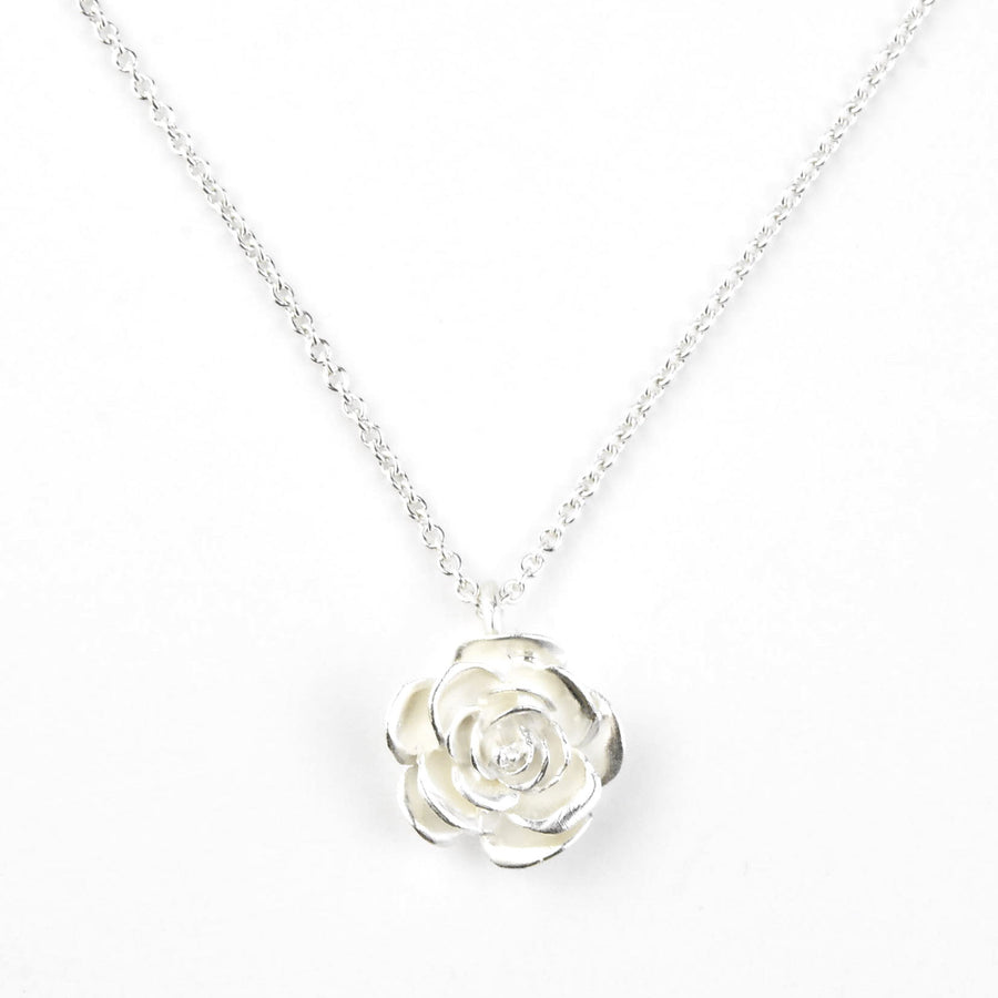 Rose Pendant Necklace - Goldmakers Fine Jewelry