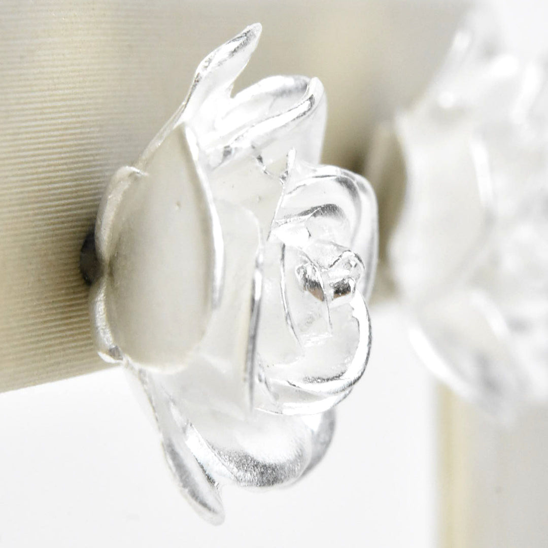 Rose Stud Earrings - Goldmakers Fine Jewelry