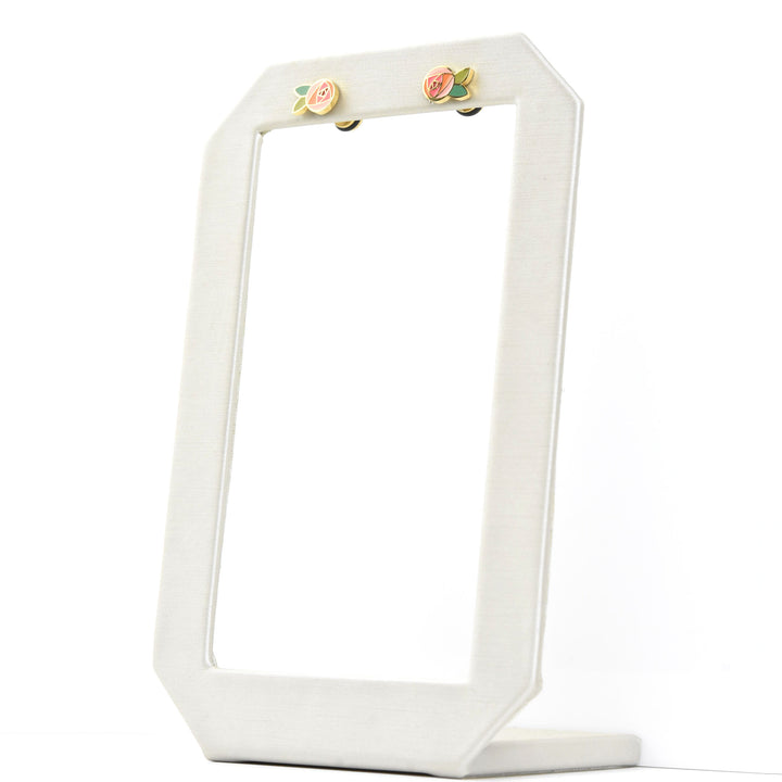 Rosette Studs, Screw-back - Goldmakers Fine Jewelry