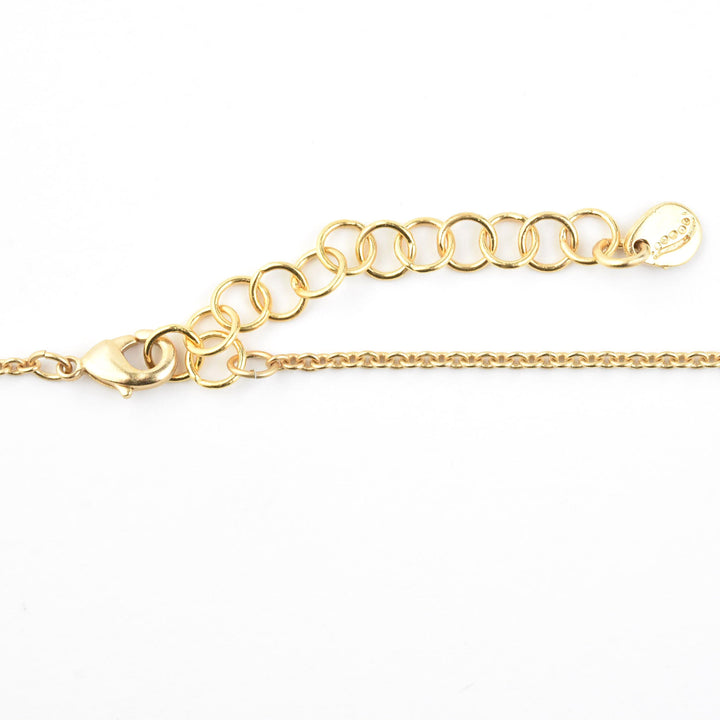 Round Leaf Eucalyptus Necklace w/ Pearl - Goldmakers Fine Jewelry