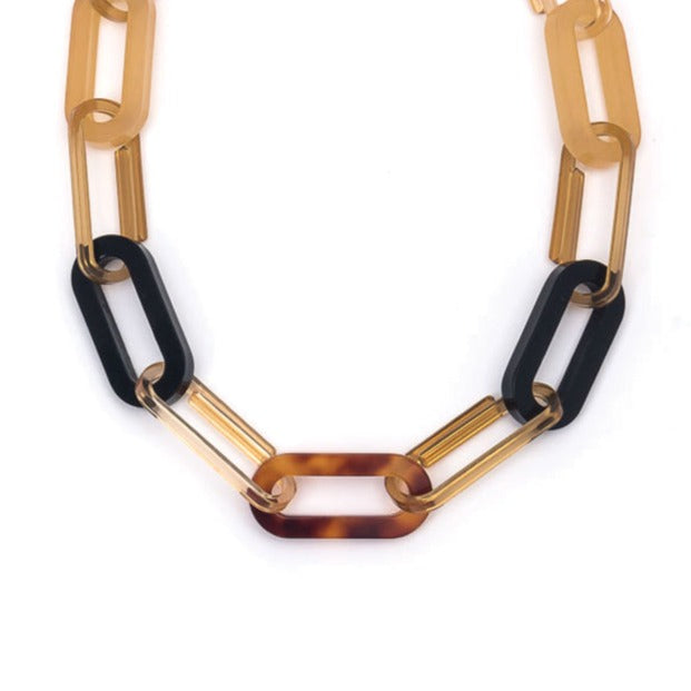 Supernova Chunky Chain Collar - Goldmakers Fine Jewelry