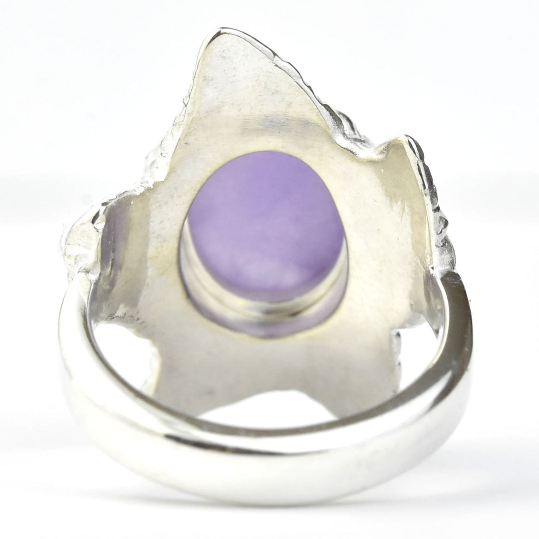 Sea Star Ring in Sterling Silver with Gold Bezel