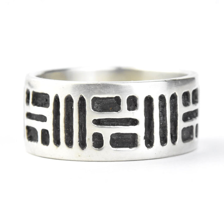 Bauhaus Ring in Sterling Silver