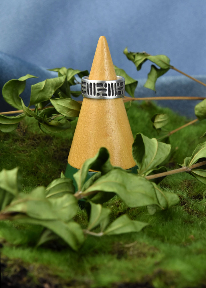 Bauhaus Ring in Sterling Silver