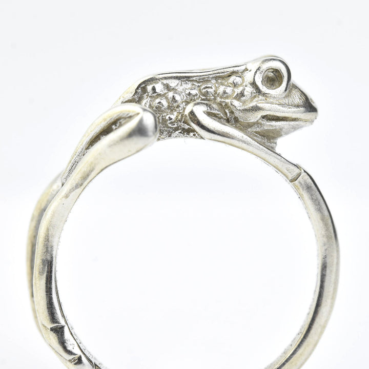 Bumpy Frog Ring in Sterling Silver