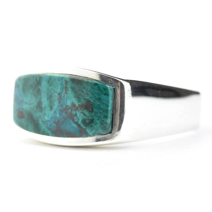 Chrysocolla Ring in Sterling Silver