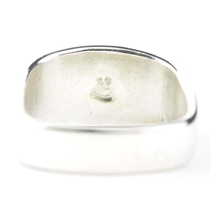 Chrysocolla Ring in Sterling Silver