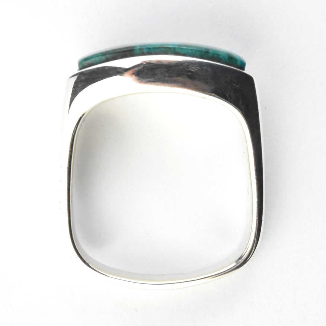 Chrysocolla Ring in Sterling Silver