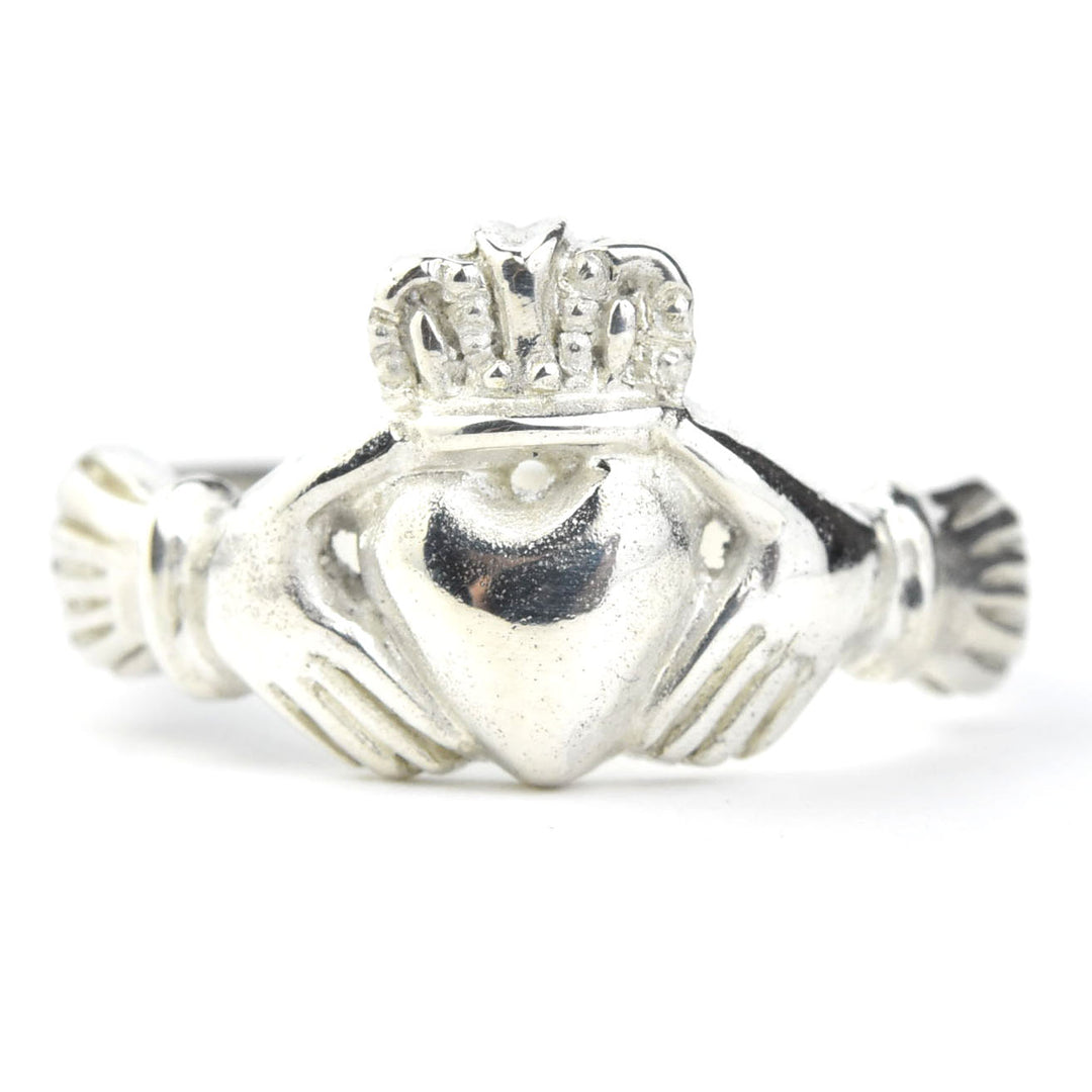 Ladies Claddagh Sterling Silver Ring
