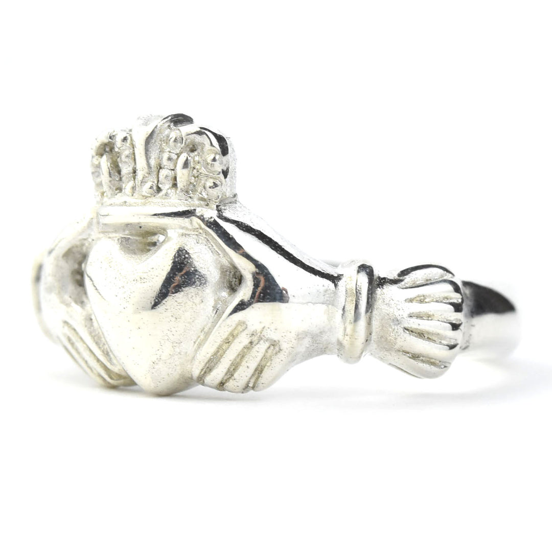 Ladies Claddagh Sterling Silver Ring