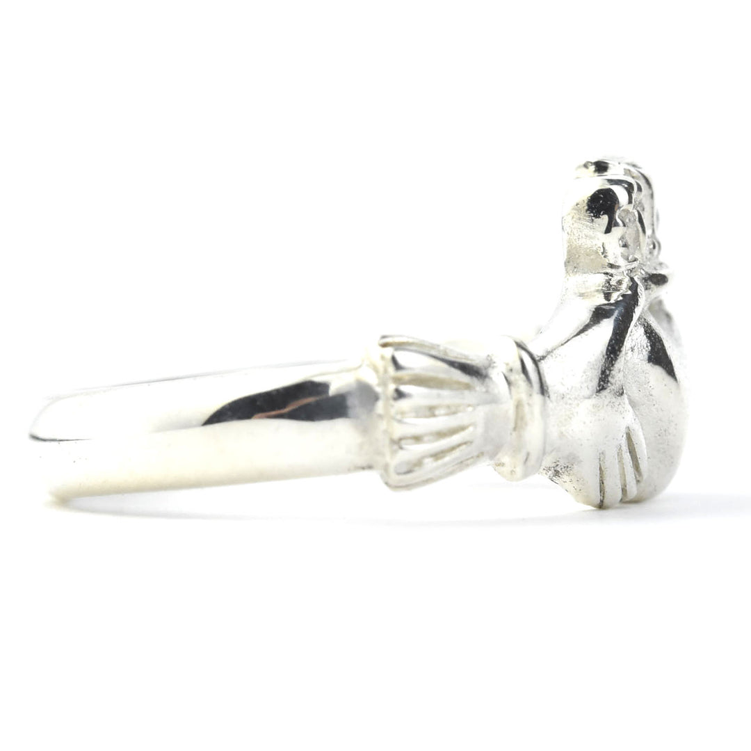 Ladies Claddagh Sterling Silver Ring