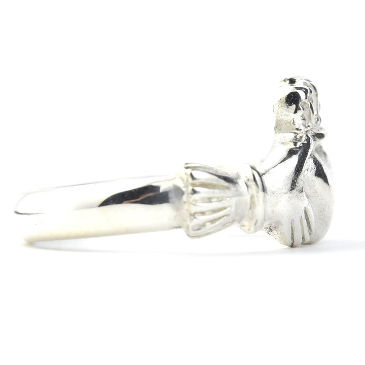 Ladies Claddagh Sterling Silver Ring