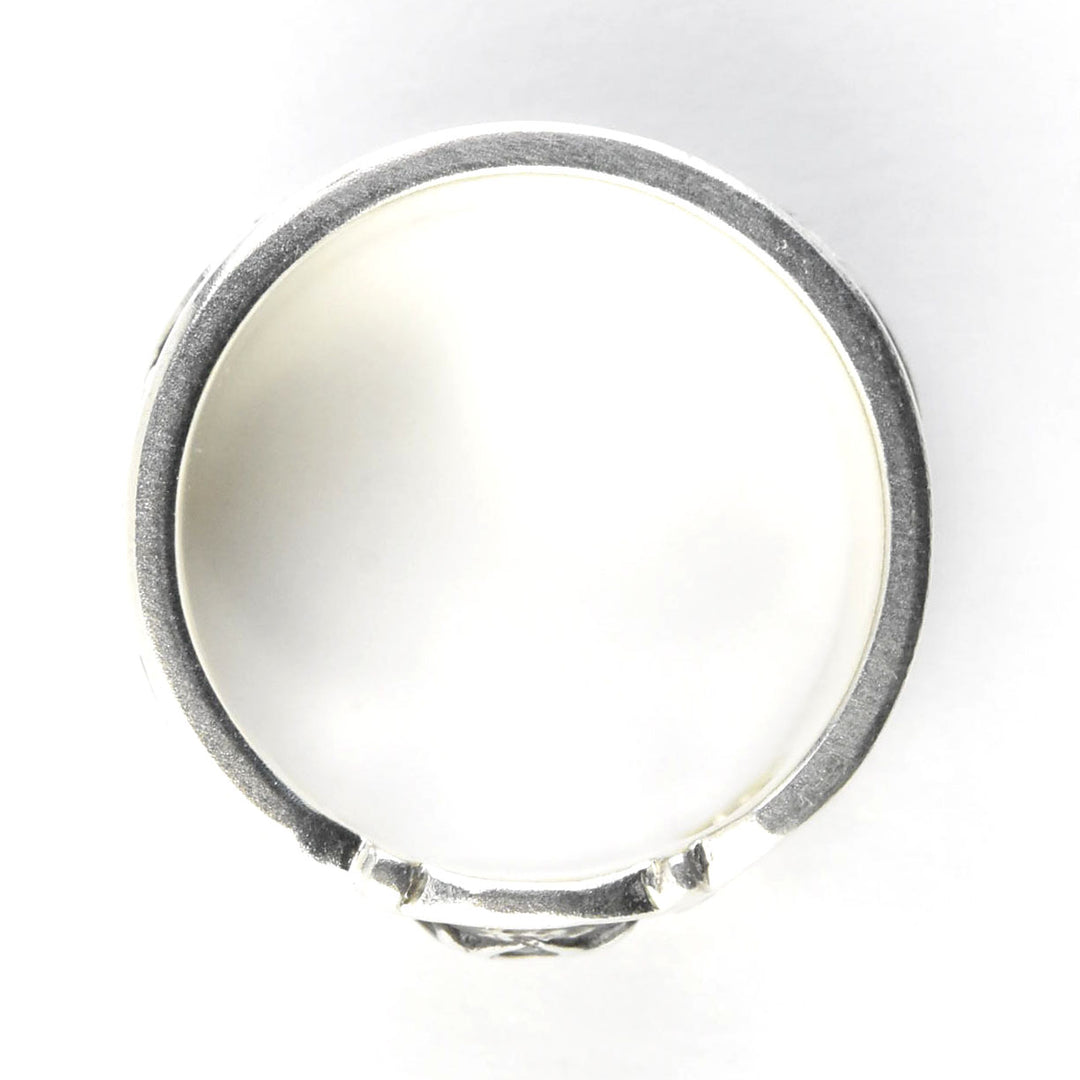 Double Scarab Ring in Silver - Goldmakers Fine Jewelry