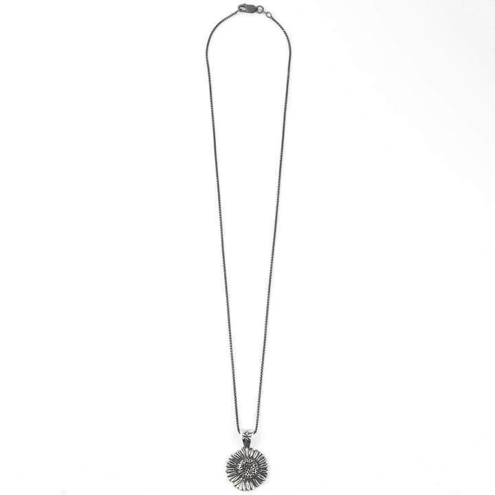 Embellished Kansas Sunflower Pendant Necklace