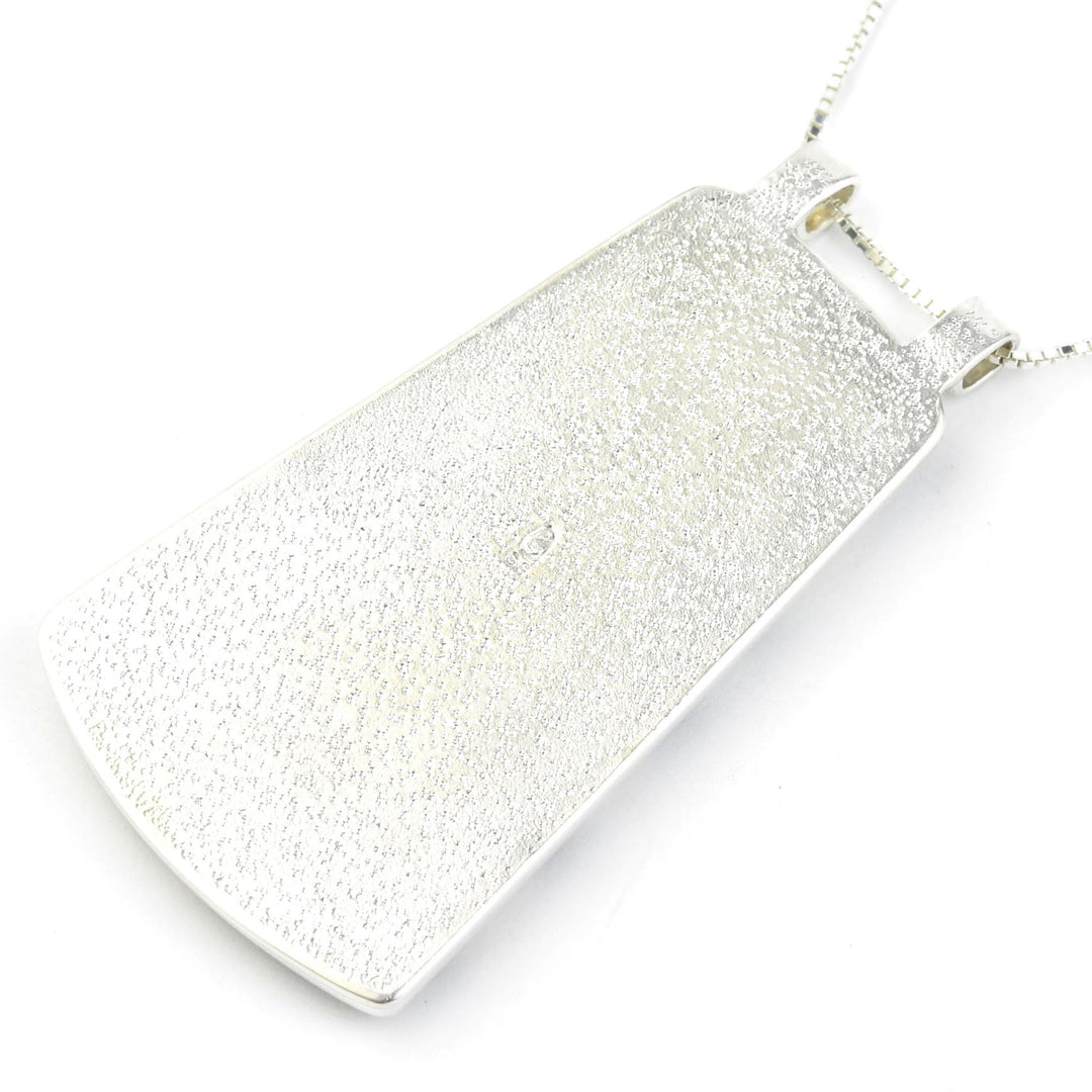 Green Jasper Pendant in Sterling Silver - Goldmakers Fine Jewelry