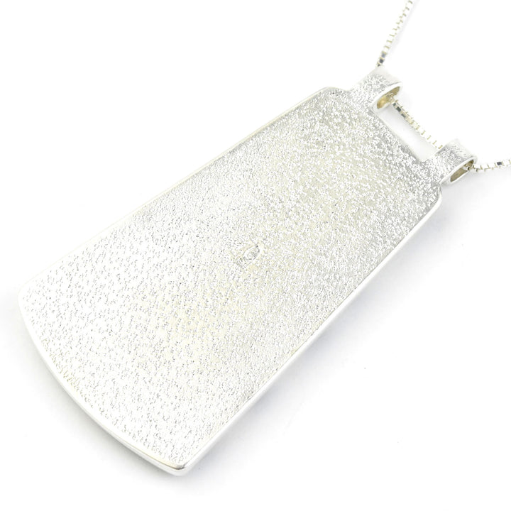 Green Jasper Pendant in Sterling Silver - Goldmakers Fine Jewelry