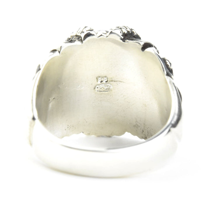 Green Man Ring in Sterling Silver - Goldmakers Fine Jewelry