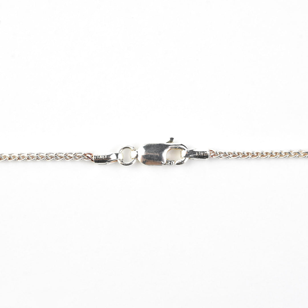 Speckled Jasper Necklace in Sterling Silver