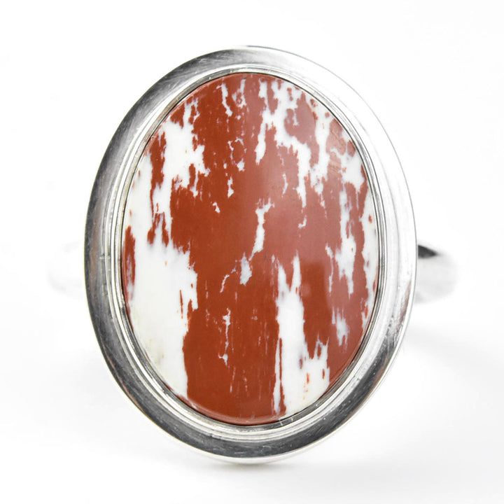 Jasper Ring in Sterling Silver