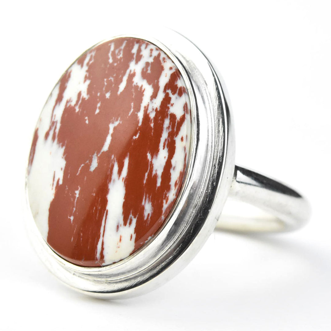 Jasper Ring in Sterling Silver