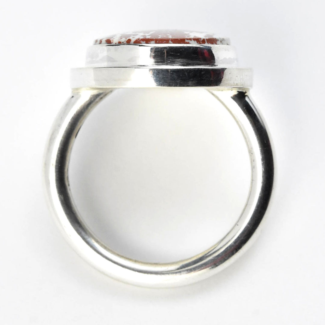 Jasper Ring in Sterling Silver